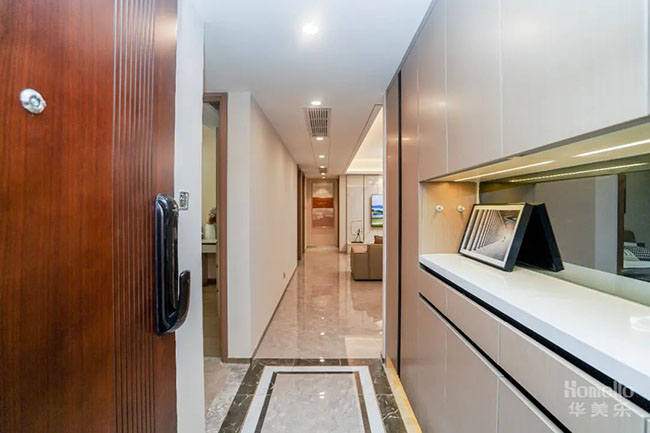 125㎡現(xiàn)代四居,合理利用軟裝布局,小空間也有大收納